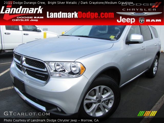 2011 Dodge Durango Crew in Bright Silver Metallic