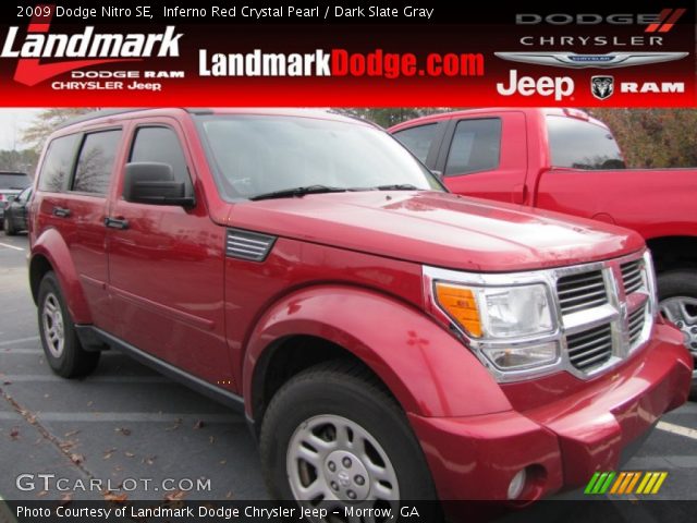 2009 Dodge Nitro SE in Inferno Red Crystal Pearl