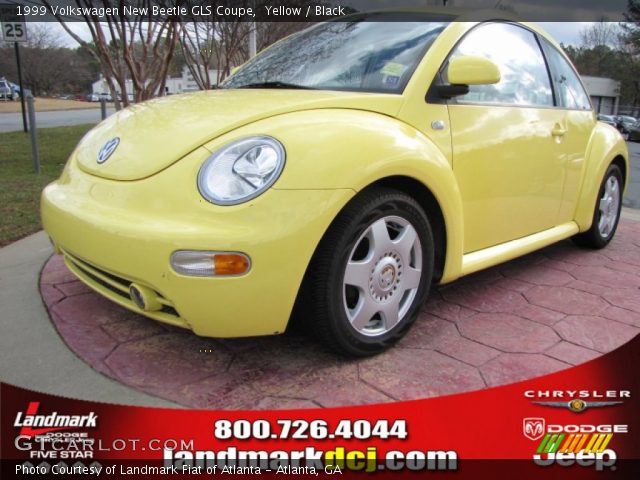 1999 Volkswagen New Beetle GLS Coupe in Yellow