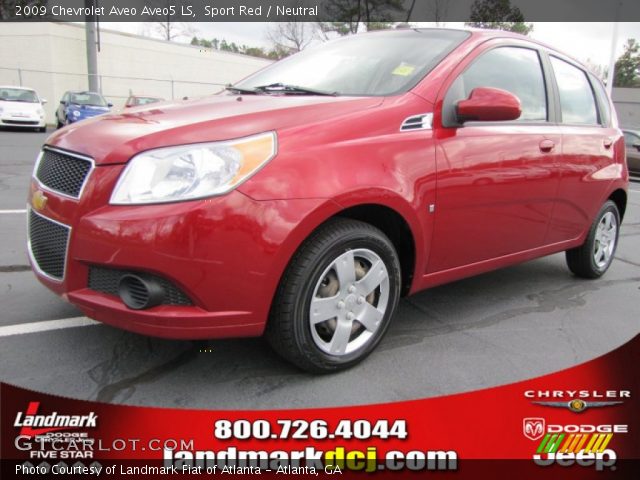 2009 Chevrolet Aveo Aveo5 LS in Sport Red