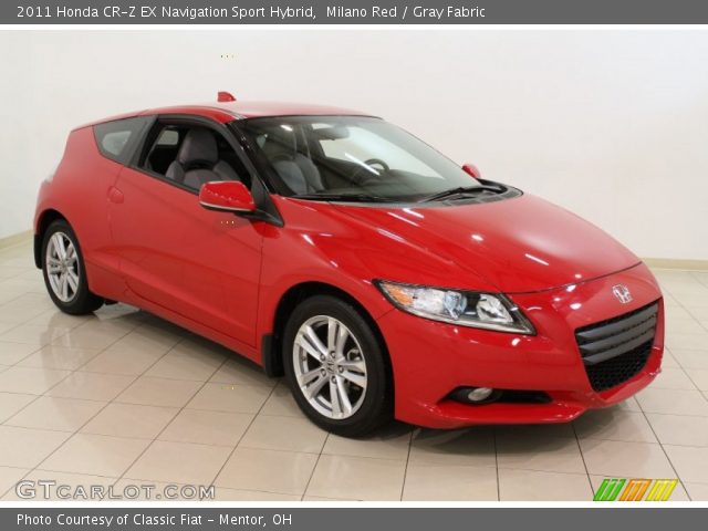 2011 Honda CR-Z EX Navigation Sport Hybrid in Milano Red