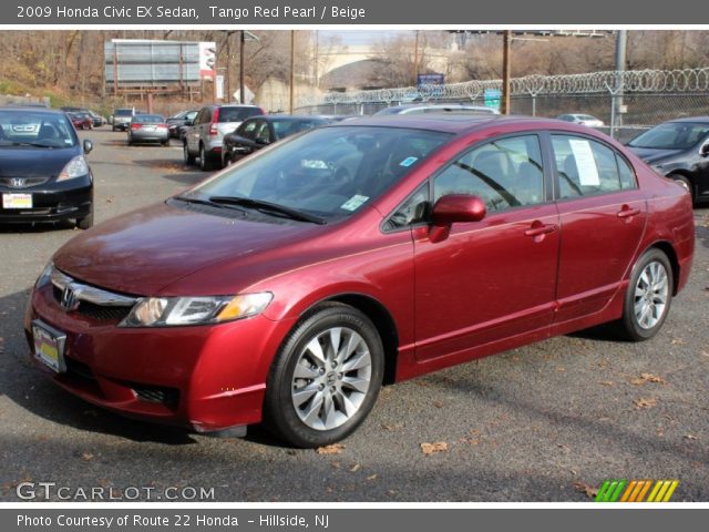 2009 Honda Civic EX Sedan in Tango Red Pearl