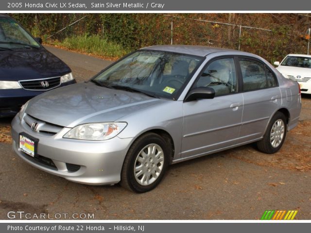 2005 Honda Civic LX Sedan in Satin Silver Metallic