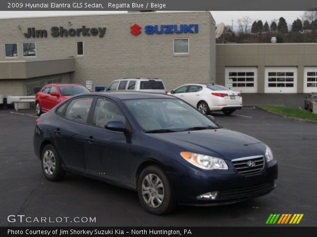 2009 Hyundai Elantra GLS Sedan in Regatta Blue