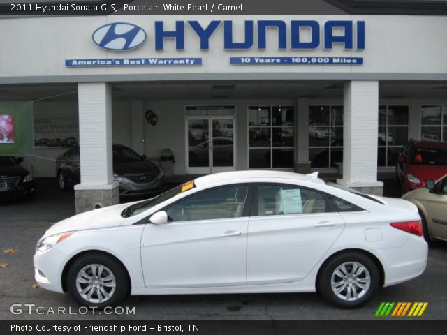 2011 Hyundai Sonata GLS in Porcelain White Pearl