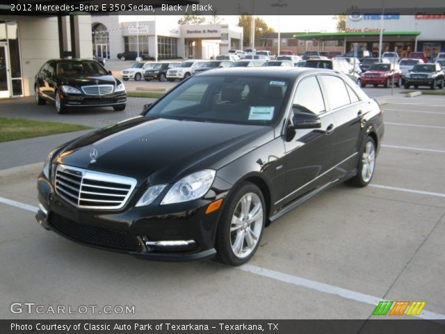 2012 Mercedes-Benz E 350 Sedan in Black