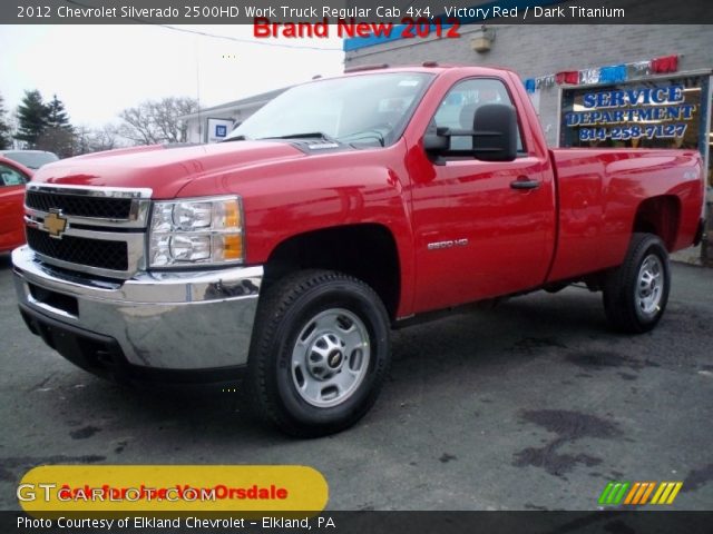 2012 Chevrolet Silverado 2500HD Work Truck Regular Cab 4x4 in Victory Red