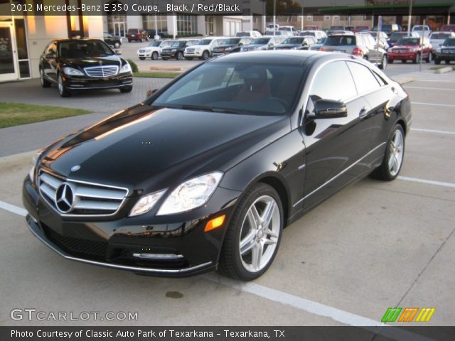 2012 Mercedes-Benz E 350 Coupe in Black