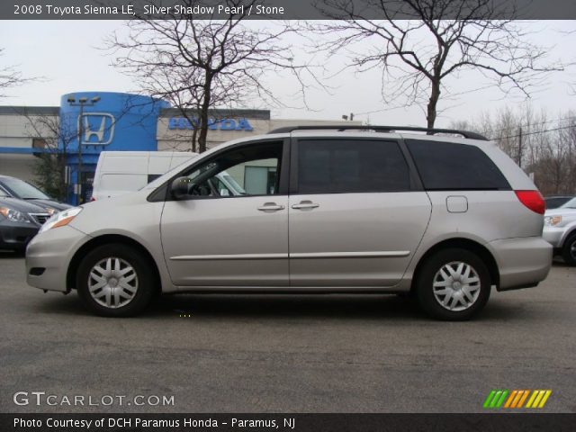 2008 Toyota Sienna LE in Silver Shadow Pearl