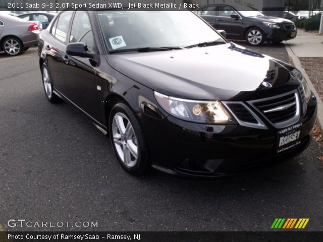 2011 Saab 9-3 2.0T Sport Sedan XWD in Jet Black Metallic