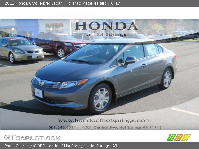 2012 Honda Civic Hybrid Sedan in Polished Metal Metallic