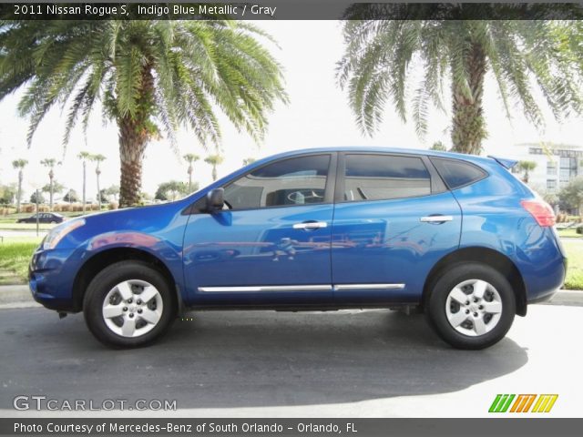2011 Nissan Rogue S in Indigo Blue Metallic
