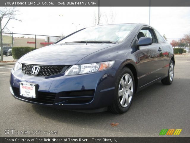2009 Honda Civic LX Coupe in Royal Blue Pearl