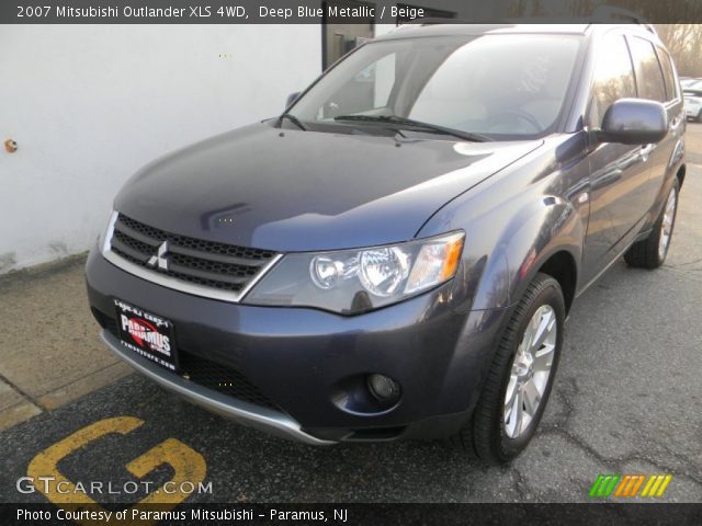 2007 Mitsubishi Outlander XLS 4WD in Deep Blue Metallic