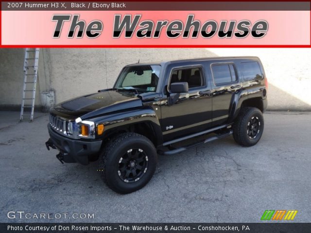 2007 Hummer H3 X in Black