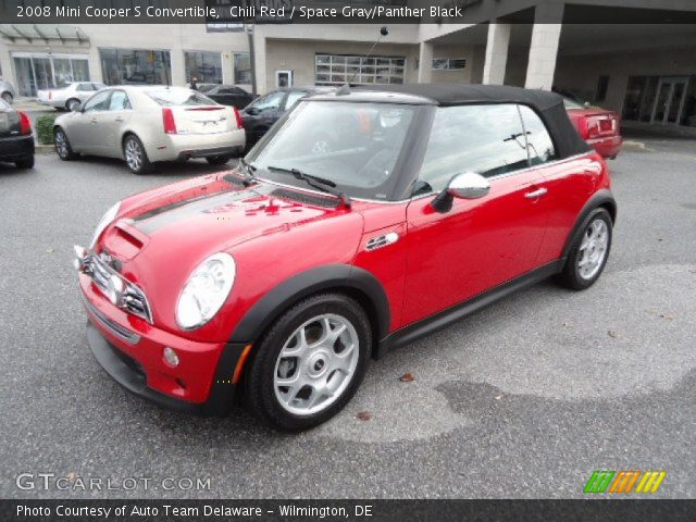 2008 Mini Cooper S Convertible in Chili Red