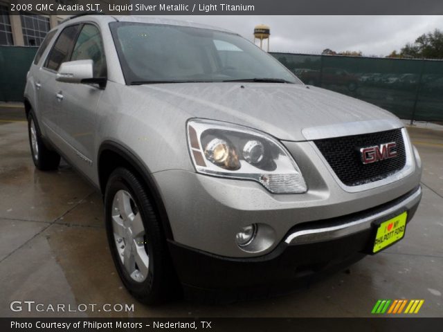 2008 GMC Acadia SLT in Liquid Silver Metallic