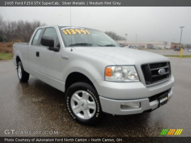 2005 Ford F150 STX SuperCab in Silver Metallic