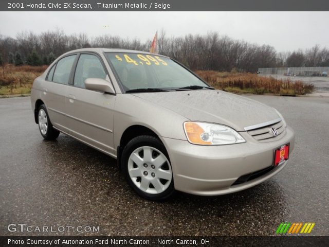 2001 Honda Civic EX Sedan in Titanium Metallic