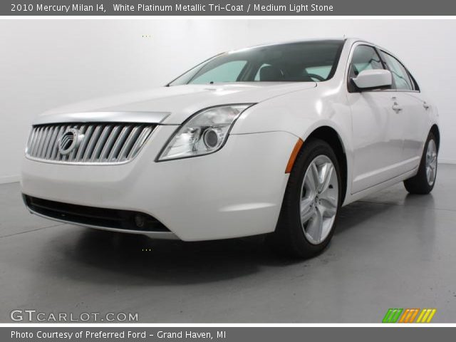 2010 Mercury Milan I4 in White Platinum Metallic Tri-Coat
