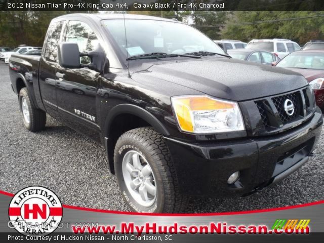 2012 Nissan Titan Pro-4X King Cab 4x4 in Galaxy Black