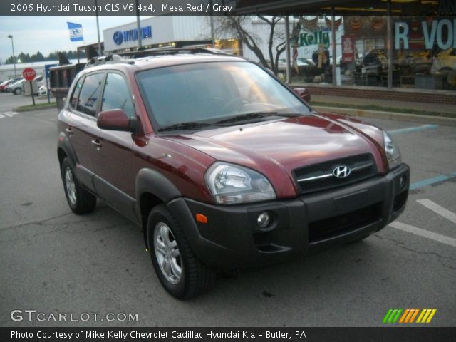 2006 Hyundai Tucson GLS V6 4x4 in Mesa Red