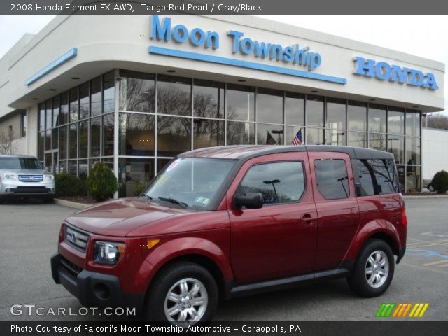 2008 Honda Element EX AWD in Tango Red Pearl