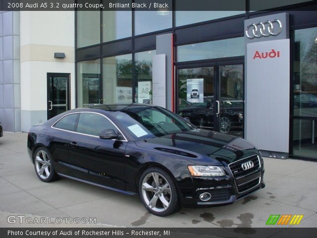 2008 Audi A5 3.2 quattro Coupe in Brilliant Black