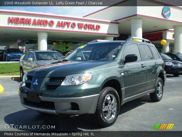 2006 Mitsubishi Outlander LS in Lofty Green Pearl