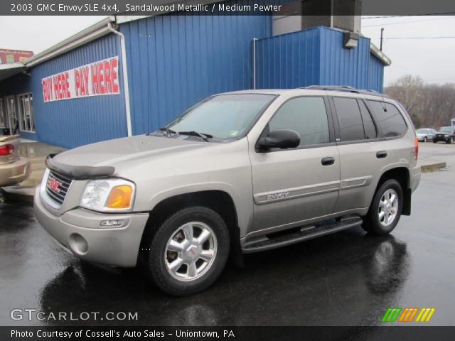 2003 GMC Envoy SLE 4x4 in Sandalwood Metallic