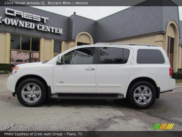 2009 Nissan Armada LE in Blizzard White