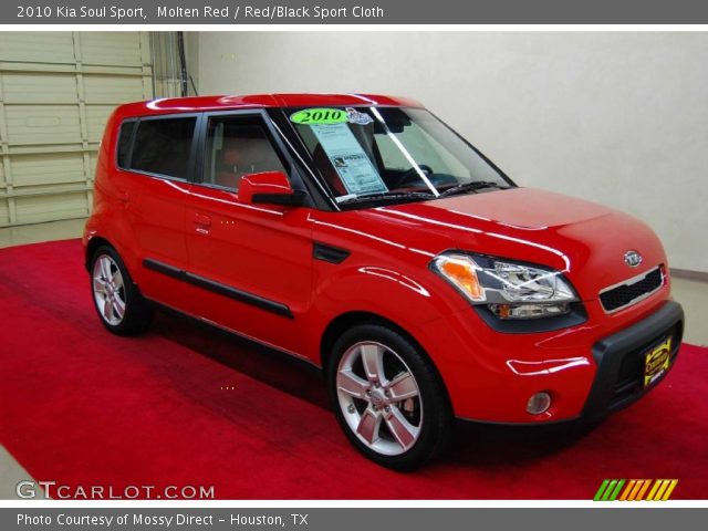 2010 Kia Soul Sport in Molten Red