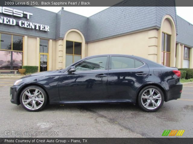 2009 Lexus IS 250 in Black Sapphire Pearl