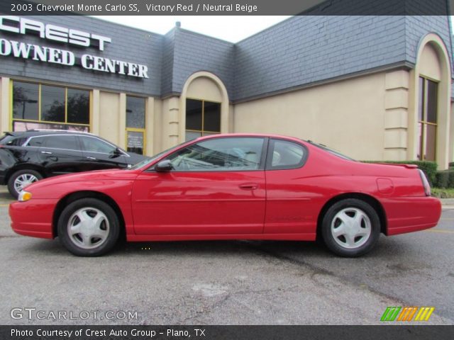 2003 Chevrolet Monte Carlo SS in Victory Red