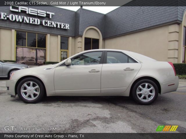 2008 Cadillac CTS Sedan in Gold Mist