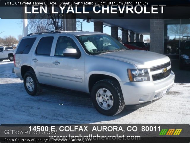 2011 Chevrolet Tahoe LT 4x4 in Sheer Silver Metallic