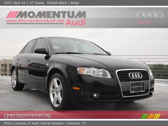 2007 Audi A4 2.0T Sedan in Brilliant Black