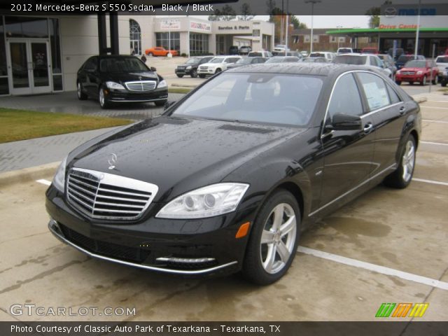 2012 Mercedes-Benz S 550 Sedan in Black