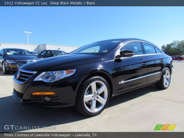 2012 Volkswagen CC Lux in Deep Black Metallic