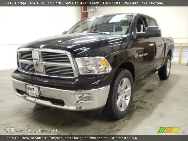 2012 Dodge Ram 1500 Big Horn Crew Cab 4x4 in Black