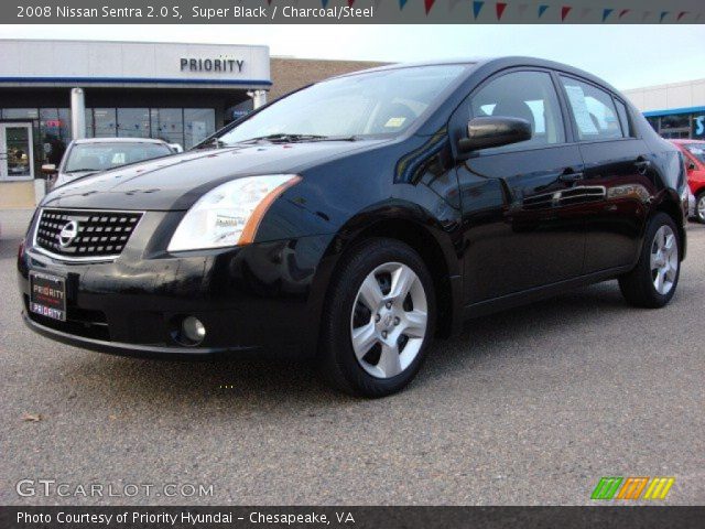 2008 Nissan Sentra 2.0 S in Super Black