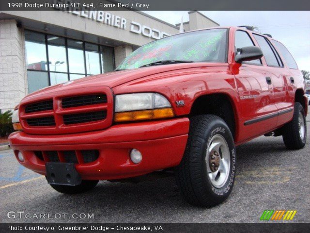 1998 Dodge Durango SLT 4x4 in Flame Red