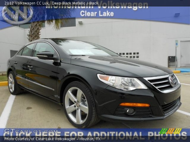 2012 Volkswagen CC Lux in Deep Black Metallic