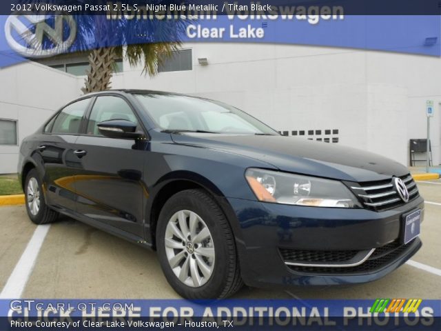 2012 Volkswagen Passat 2.5L S in Night Blue Metallic