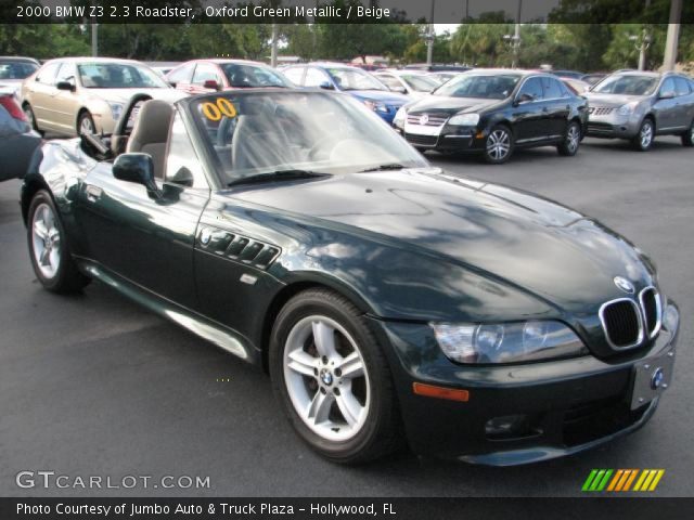 2000 BMW Z3 2.3 Roadster in Oxford Green Metallic