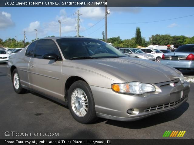 2002 Chevrolet Monte Carlo LS in Sandrift Metallic