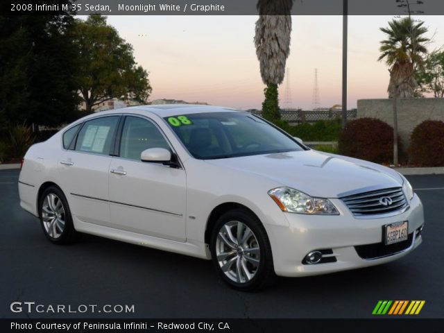 2008 Infiniti M 35 Sedan in Moonlight White