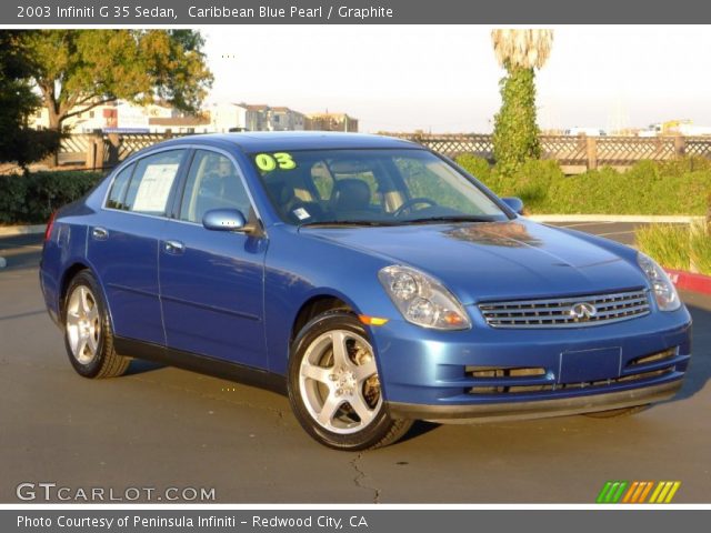 2003 Infiniti G 35 Sedan in Caribbean Blue Pearl