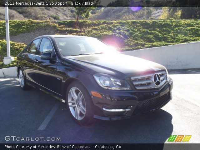 2012 Mercedes-Benz C 250 Sport in Black