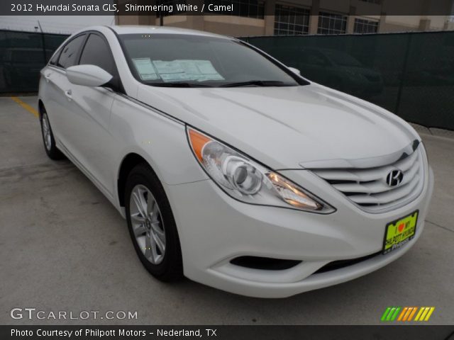 2012 Hyundai Sonata GLS in Shimmering White